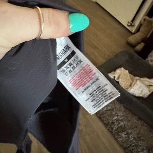 GREY gym shark sports bra